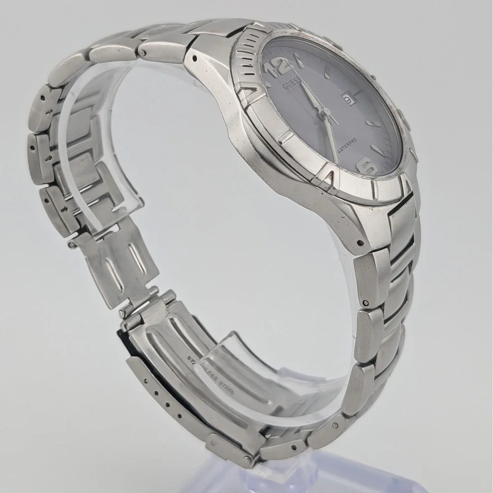Guess Waterpro 100M Blue-Lilac Dial Stainless Steel Date Men's Watch G65079G